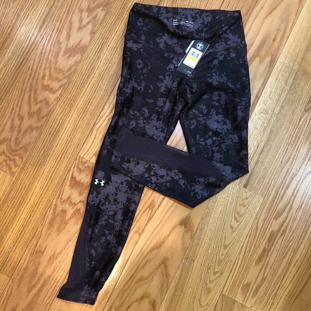 UA HeatGear Armour® Mesh Printed Ankle Crop